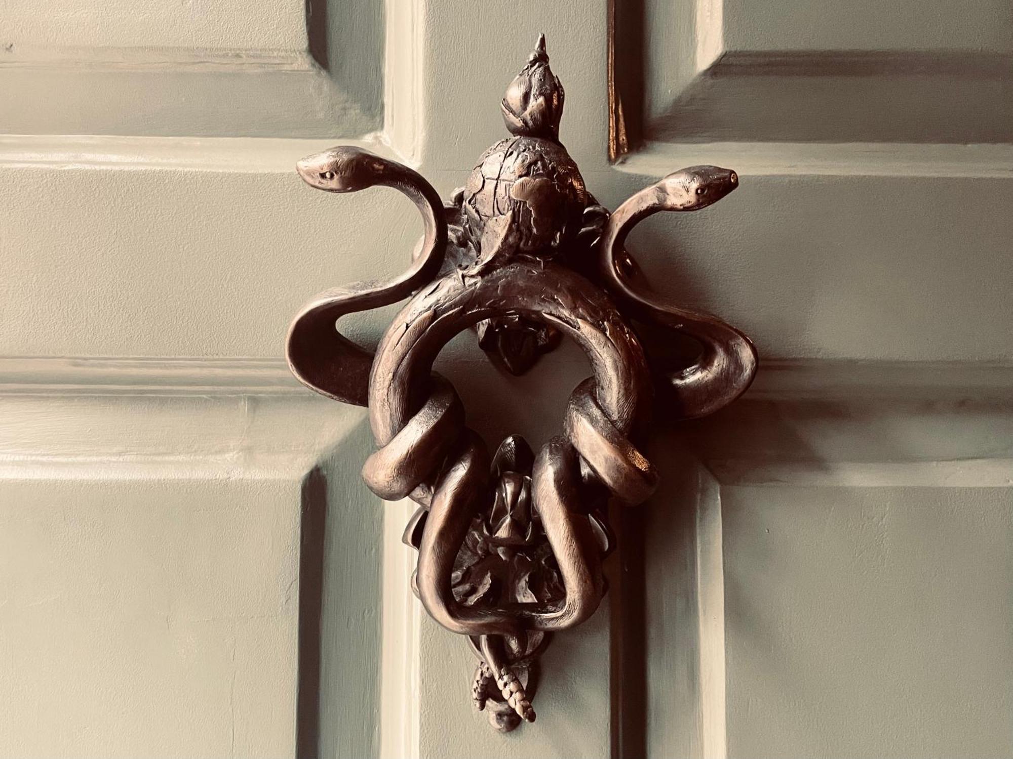 Chateau Denmark London Exterior photo Door knocker at the entrance to the house